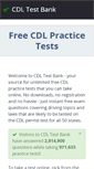 Mobile Screenshot of cdltestbank.com